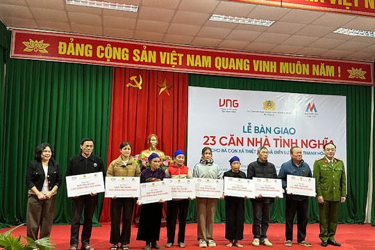 Quỹ Kiến tạo ước mơ trao tặng 23 căn nhà tình nghĩa tại Thanh Hóa