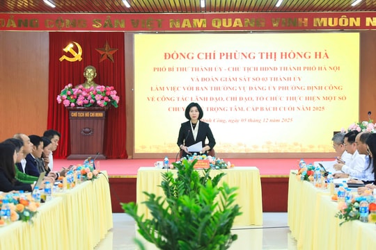 Phường Định Công cần thực hiện tốt các nhiệm vụ trọng tâm, cấp bách