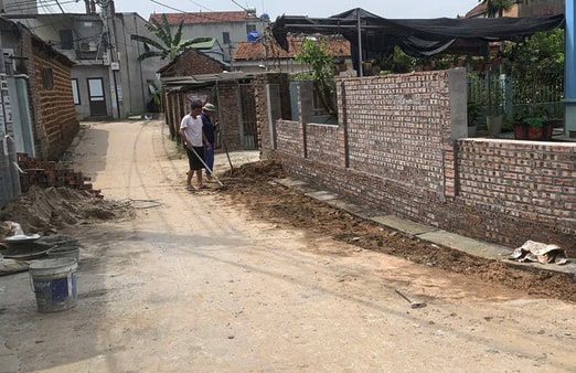 Hiến đất làm đường - động lực xây dựng nông thôn mới ở Vật Lại