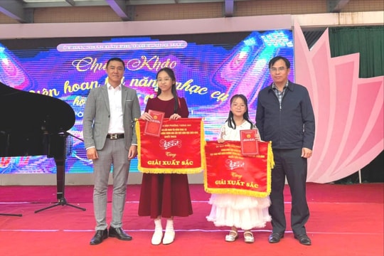 Phường Tương Mai lần đầu tổ chức Liên hoan tài năng nhạc cụ học sinh phổ thông