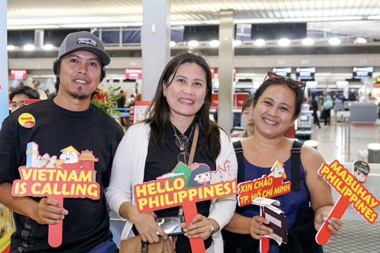 Vietjet bay hàng ngày giữa TP.HCM và Manila với 7 chuyến khứ hồi mỗi tuần