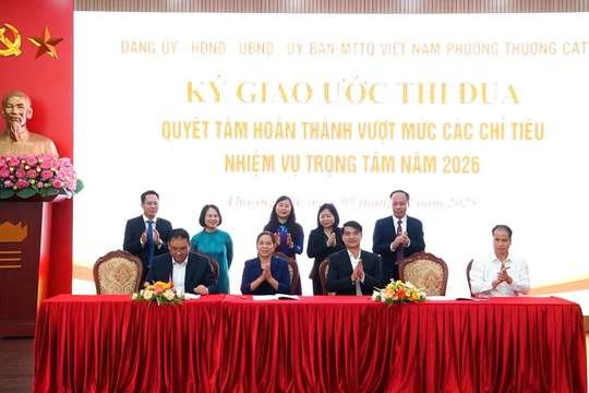 Phường Thượng Cát phát động phong trào thi đua năm 2026