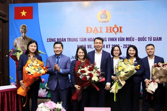 Đại hội Công đoàn Trung tâm Hoạt động VHKH Văn Miếu - Quốc Tử Giám Đồng hành gìn giữ di sản, nâng tầm chất lượng phục vụ du khách