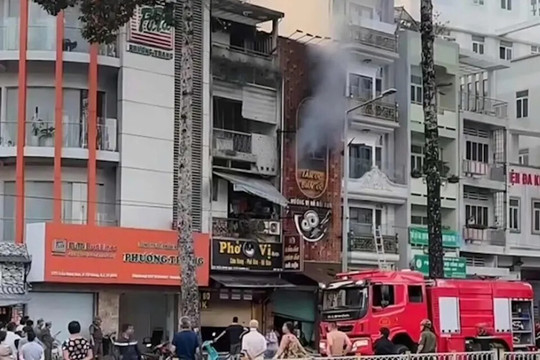 TP Hồ Chí Minh: cháy quán ăn đường Trần Hưng Đạo, 4 người tử vong