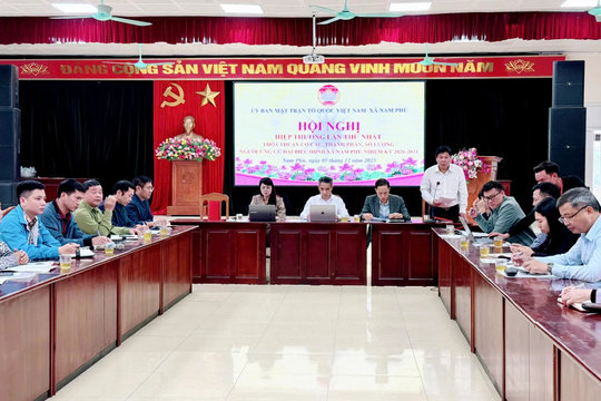 Thoả thuận cơ cấu, thành phần, số lượng người ứng cử đại biểu HĐND xã Nam Phù nhiệm kỳ 2026 - 2031