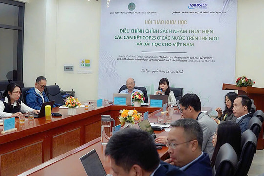 Cam kết chống biến đổi khí hậu của các nước và bài học với Việt Nam