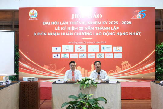 Hội Doanh nhân trẻ Đà Nẵng họp báo giới thiệu Đại hội lần thứ VIII, nhiệm kỳ 2025-2028