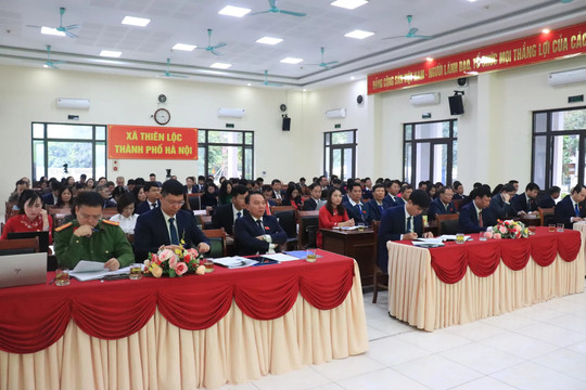 Xã Thiên Lộc đẩy mạnh công tác cải cách hành chính năm 2025