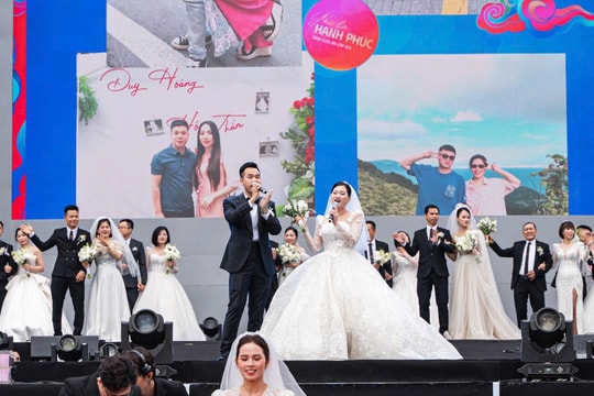 Khai mạc Ngày hội Việt Nam hạnh phúc, ấn tượng với đám cưới tập thể của 80 cặp đôi