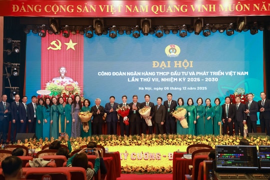 Công đoàn BIDV tổ chức thành công Đại hội đại biểu lần thứ VII, nhiệm kỳ 2025-2030