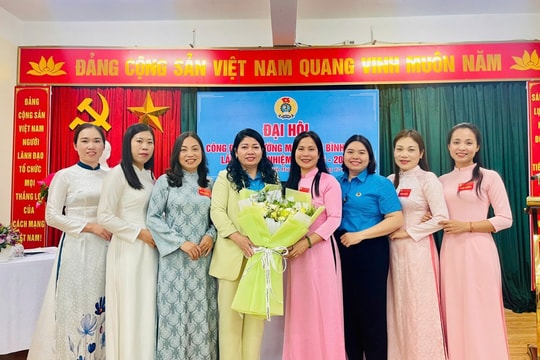Công đoàn Trường Mầm non Bình Minh tổ chức thành công Đại hội nhiệm kỳ 2025 - 2030