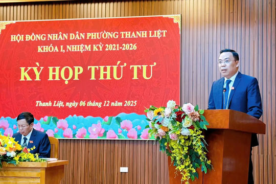 Kỳ họp thứ 4 HĐND phường Thanh Liệt: thông qua nhiều nghị quyết quan trọng, tạo nền tảng vững chắc cho năm 2026