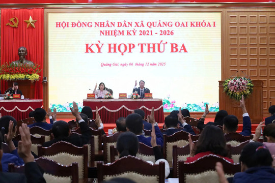 Xã Quảng Oai: phấn đấu thực hiện thắng lợi mục tiêu phát triển năm 2026