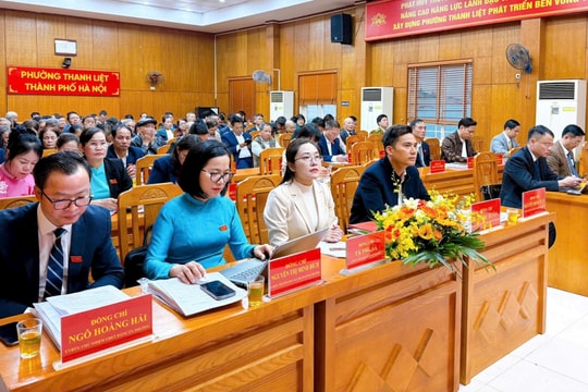 Phường Thanh Liệt thu ngân sách năm 2025 đạt hơn 36,6 tỷ đồng