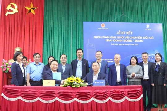 Xã Trần Phú hợp tác thúc đẩy chuyển đổi số