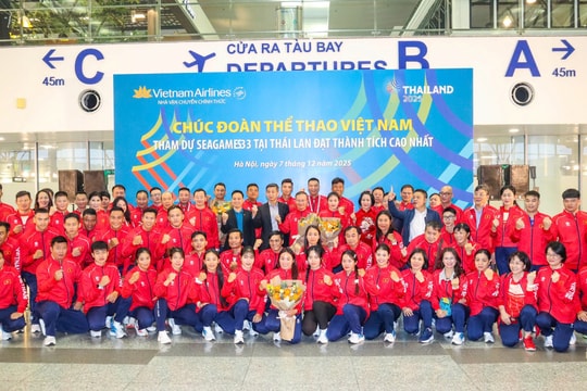 Đoàn Thể thao Việt Nam lên đường dự SEA Games 33 với quyết tâm cao nhất