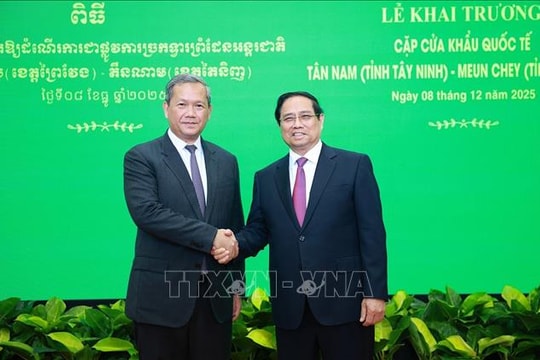 Việt Nam - Campuchia phấn đấu đưa kim ngạch thương mại sớm đạt 20 tỷ USD