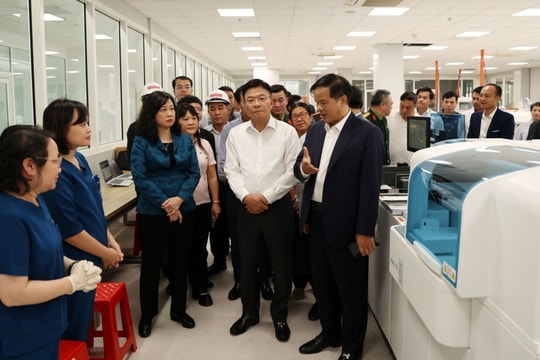Phó Thủ tướng Lê Thành Long kiểm tra dự án Bệnh viện Bạch Mai và Việt Đức cơ sở 2
