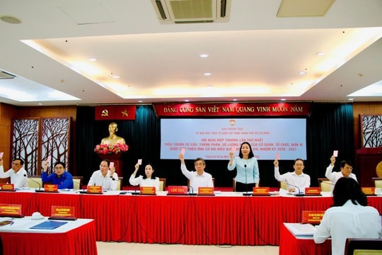 TP Hồ Chí Minh giới thiệu 55 người ứng cử đại biểu Quốc hội khóa XVI