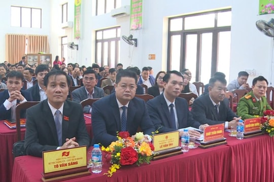 Khai mạc kỳ họp thứ 3, HĐND xã Phúc Lộc nhiệm kỳ 2021-2026