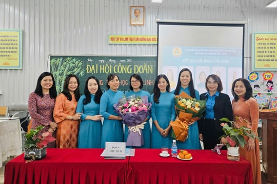 Sức mạnh đoàn kết tạo nên dấu ấn của Công đoàn Trường Tiểu học Cát Linh