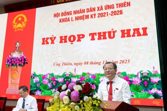 HĐND xã Ứng Thiên: Lấy kết quả giải ngân làm thước đo cán bộ, quyết tâm chuyển dịch cơ cấu kinh tế 2026