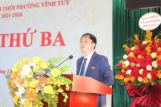 Phường Vĩnh Tuy: những quyết nghị tại Kỳ họp HĐND tạo cơ sở thực hiện nhiệm vụ phát triển