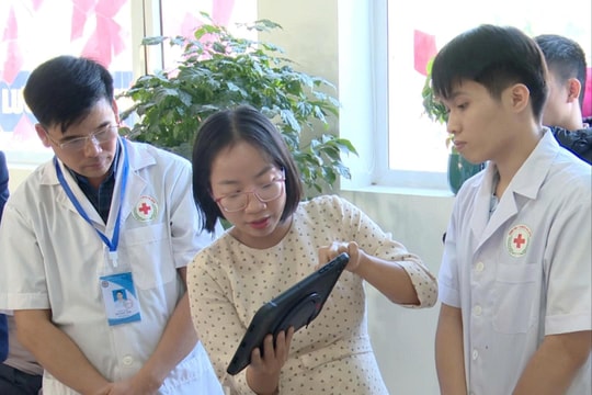 Xã Phượng Dực đưa AI vào khám sàng lọc bệnh