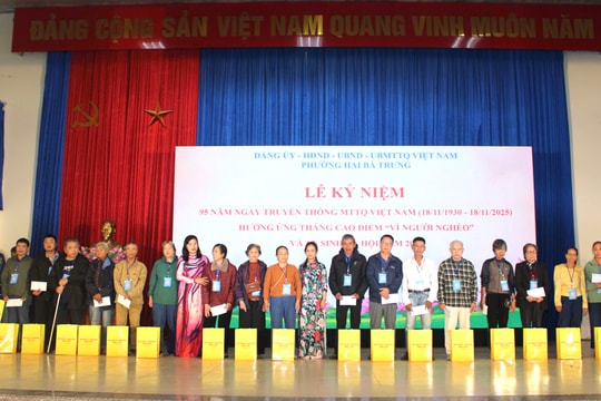 Phường Hai Bà Trưng: Lan tỏa tinh thần “tương thân, tương ái” trong cộng đồng