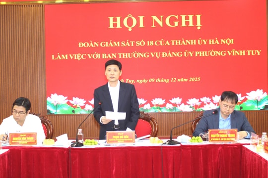 Phường Vĩnh Tuy kiến nghị giải quyết khó khăn về trụ sở làm việc
