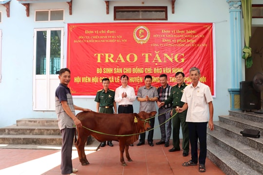Hội Cựu Chiến binh Thủ đô góp phần giảm nghèo bền vững và bảo đảm an sinh xã hội