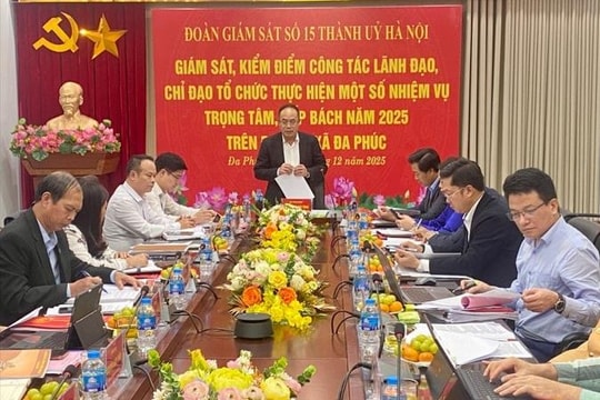 Giám đốc Công an thành phố Nguyễn Thanh Tùng giám sát tại xã Trung Giã và xã Đa Phúc