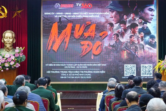 Hoàn Kiếm: Lan tỏa lòng yêu nước, lý tưởng cách mạng qua bộ phim “Mưa đỏ”