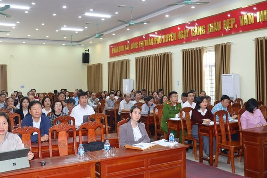 Xã Phú Xuyên tổ chức tập huấn nghiệp vụ phục vụ bầu cử đại biểu Quốc hội và HĐND các cấp