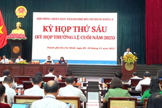 Khai mạc kỳ họp cuối năm 2025 của Hội đồng nhân dân TP.HCM