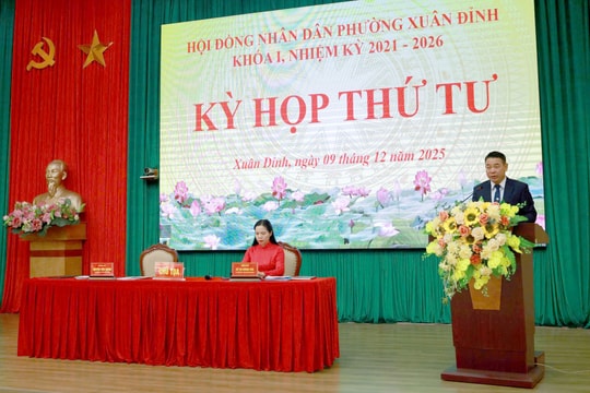 Kỳ họp thứ 4 HĐND phường Xuân Đỉnh: Thống nhất 15 chỉ tiêu và 3 khâu đột phá năm 2026
