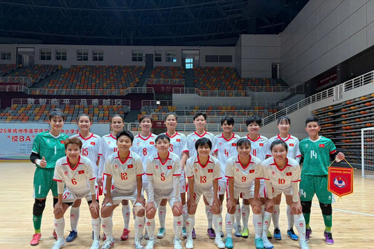 Tuyển futsal nữ Việt Nam chốt danh sách dự SEA Games 33