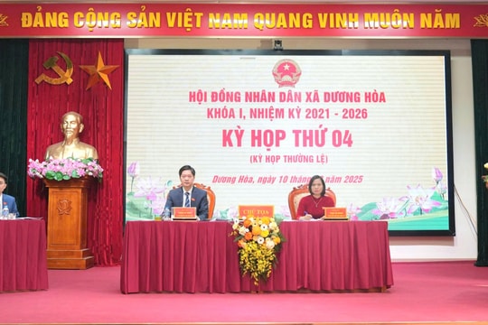 Dương Hòa thông qua 5 nghị quyết tại kỳ họp HĐND xã cuối năm 2025