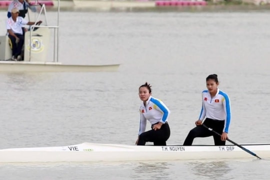 SEA Games 33: Canoeing Việt Nam giành tấm Huy chương vàng đầu tiên cho đoàn thể thao Việt Nam