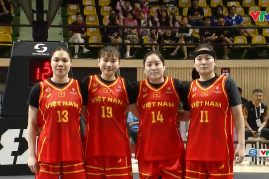 Tuyển bóng rổ 3x3 nữ Việt Nam vào bán kết SEA Games 33