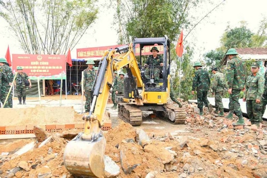 Quyết liệt hơn nữa triển khai “Chiến dịch Quang Trung” thần tốc xây dựng lại, sửa chữa nhà ở cho người dân