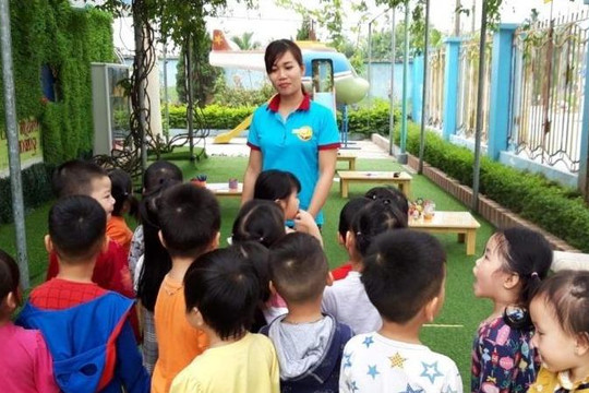 Nghị định mới hỗ trợ giáo viên mầm non ngoài công lập