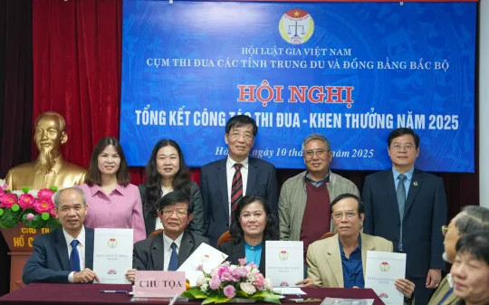 Cụm thi đua số 1 tổng kết năm 2025: Lan tỏa vai trò của đội ngũ luật gia trong đời sống pháp lý