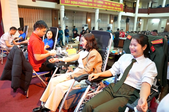 Sơn Tây tổ chức Ngày hội hiến máu tình nguyện năm 2025