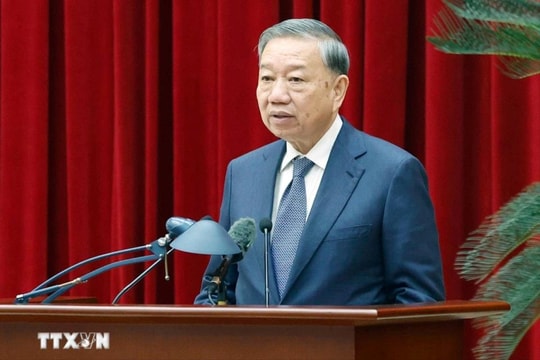 Tổng Bí thư Tô Lâm: Kiên trì xây dựng, hoàn thiện thể chế chặt chẽ để không thể tham nhũng, lãng phí, tiêu cực