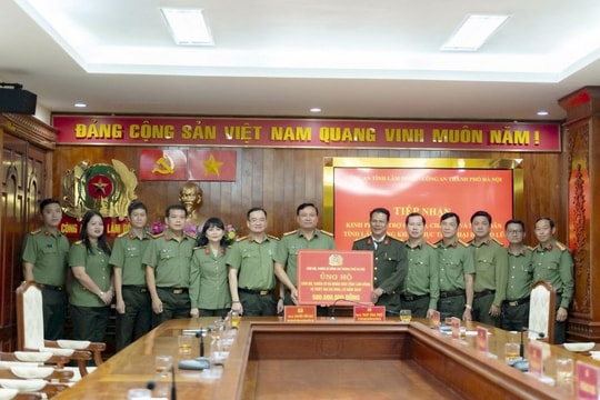 Công an Hà Nội hỗ trợ Lâm Đồng khắc phục hậu quả thiên tai