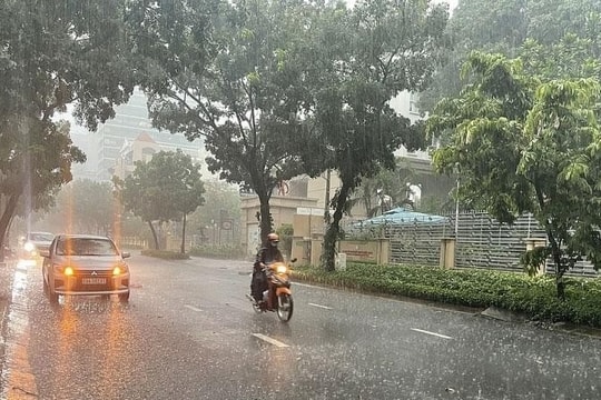 Nhiều khu vực trên cả nước có mưa to đến rất to