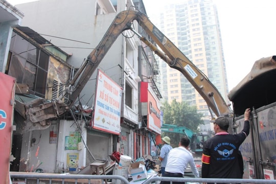 Hà Nội Phường Giảng Võ nỗ lực hoàn thành giải phóng mặt bằng đường Vành đai 1