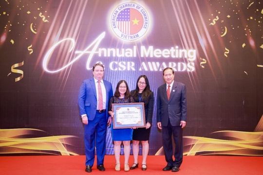 Herbalife Việt Nam được trao giải thưởng CSR của AmCham lần thứ 8 liên tiếp