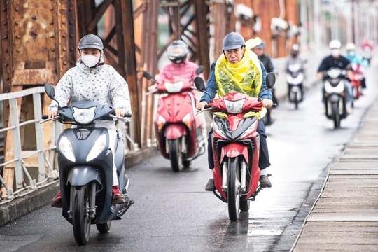 Bắc Bộ rét về đêm và sáng, có mưa vài nơi